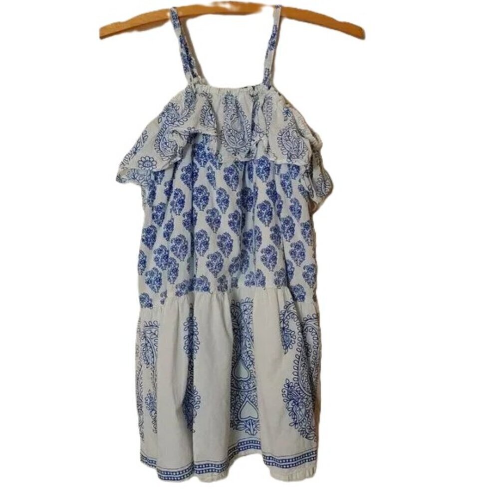 Kid’s Yo Baby Floral Dress‎ Off Shoulder Ruffle Boho Indian Floral